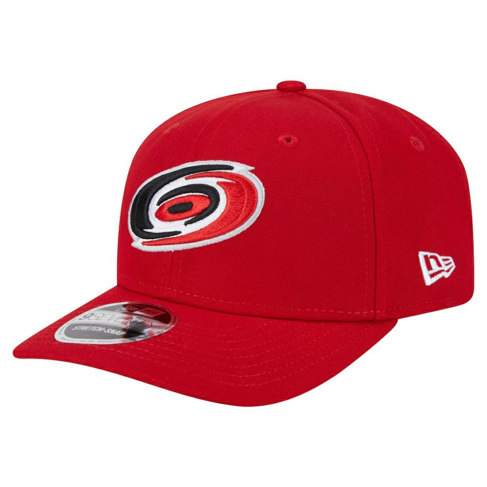 Carolina Hurricanes New Era Logo Basic 9SEVENTY Adjustable Hat - Red Hats