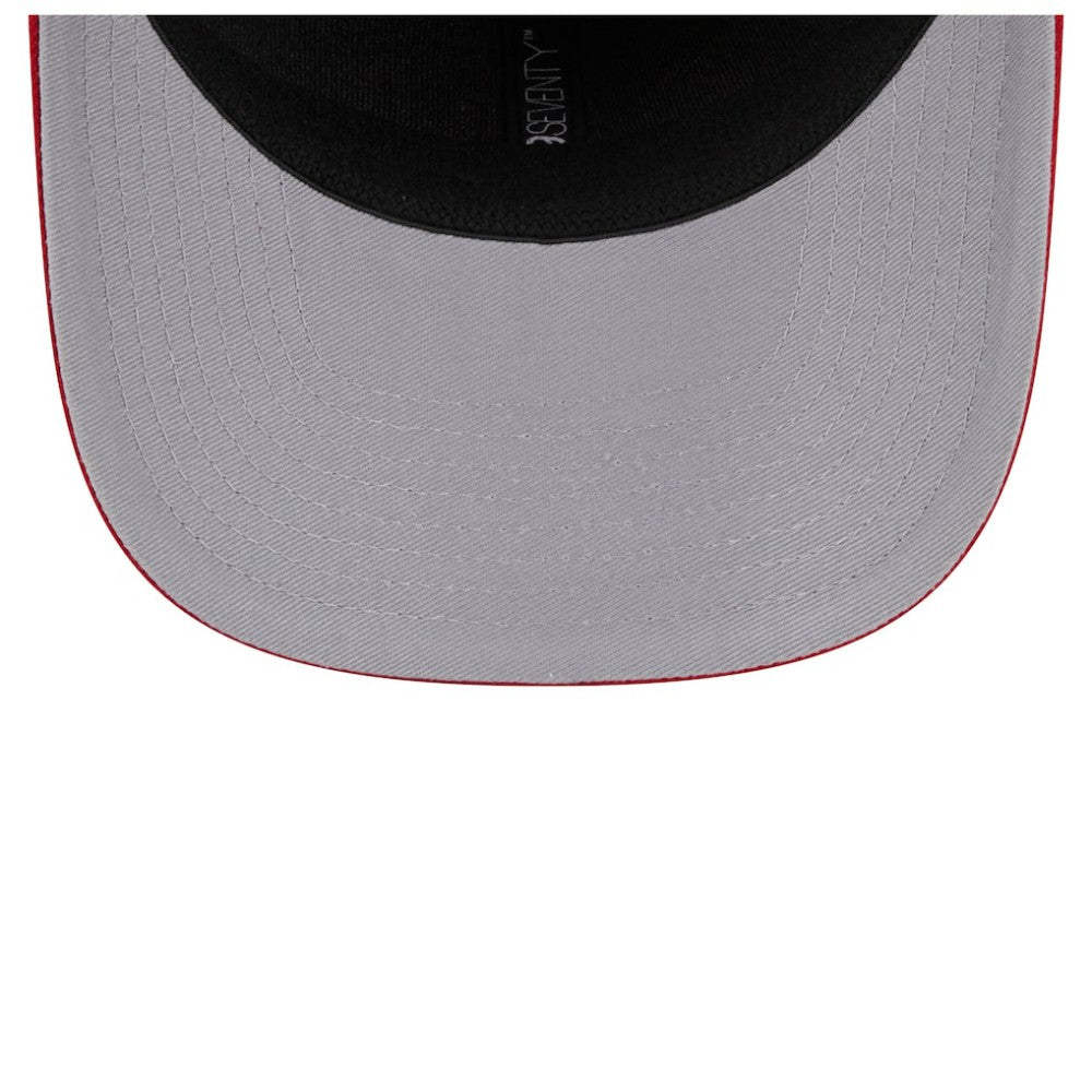 Carolina Hurricanes New Era Logo Basic 9SEVENTY Adjustable Hat - Red Hats