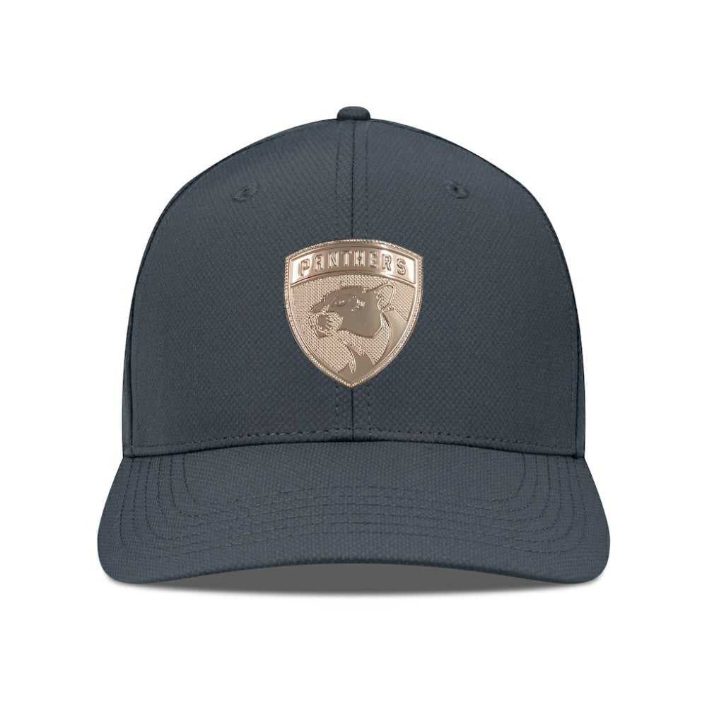 Florida Panthers Levelwear Rise Copper Insignia Flex Hat - Charcoal Hats