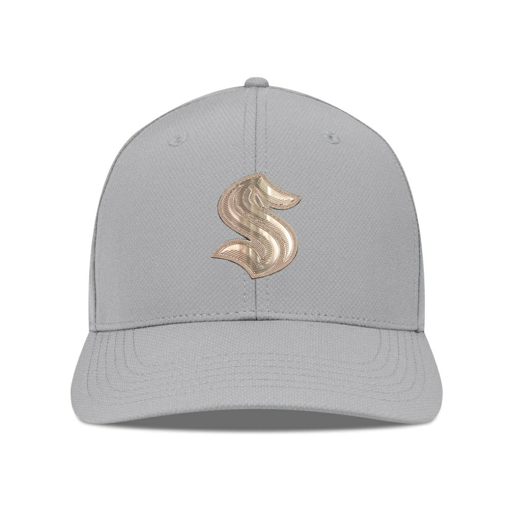 Seattle Kraken Levelwear Rise Copper Insignia Flex Hat - Gray Hats