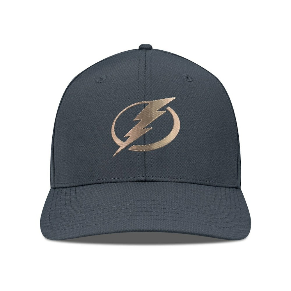 Tampa Bay Lightning Levelwear Rise Copper Insignia Flex Hat - Charcoal Hats