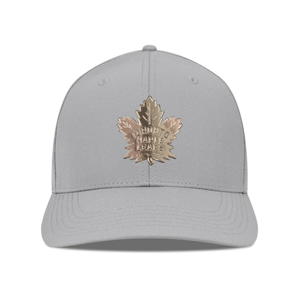 Toronto Maple Leafs Levelwear Rise Copper Insignia Flex Hat - Gray Hats