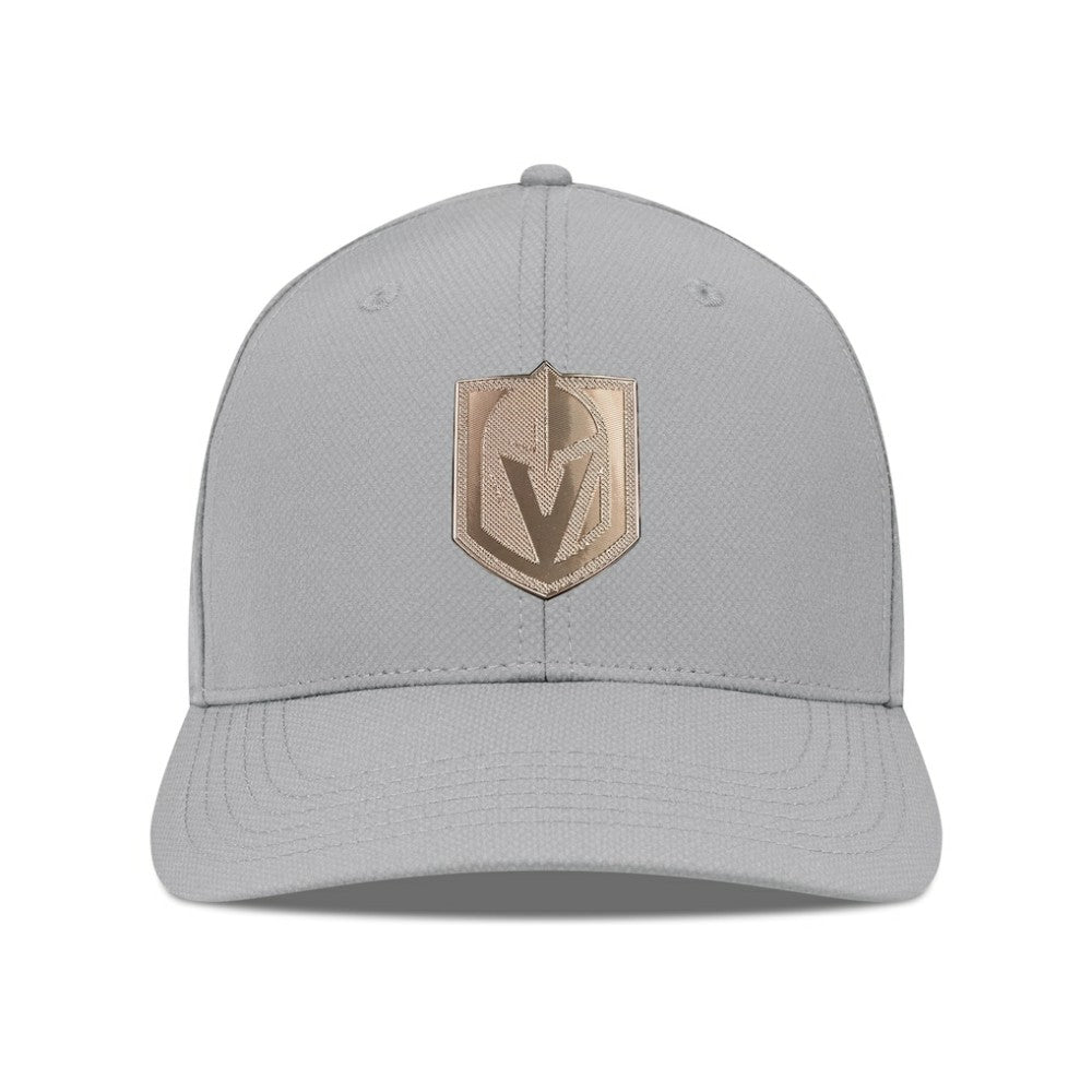 Vegas Golden Knights Levelwear Rise Copper Insignia Flex Hat - Gray Hats