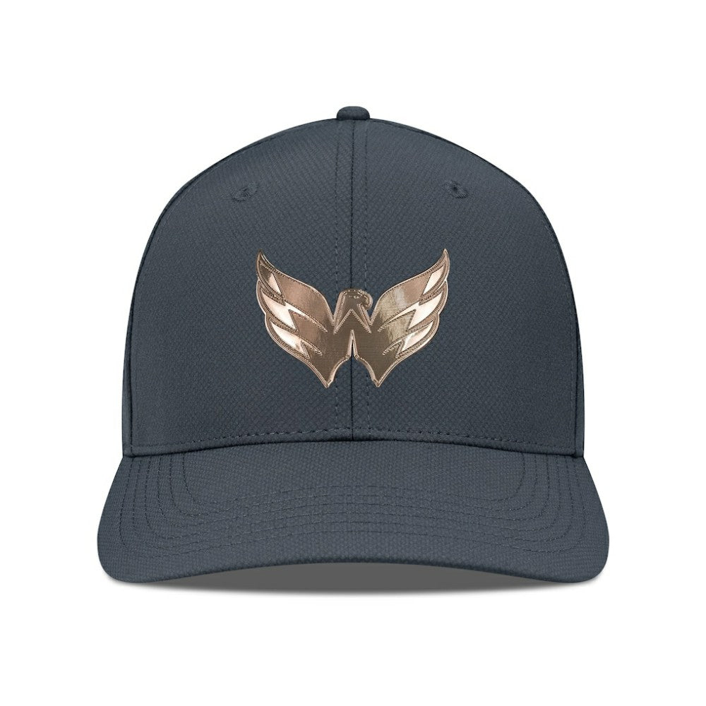 Washington Capitals Levelwear Rise Copper Insignia Flex Hat - Charcoal Hats