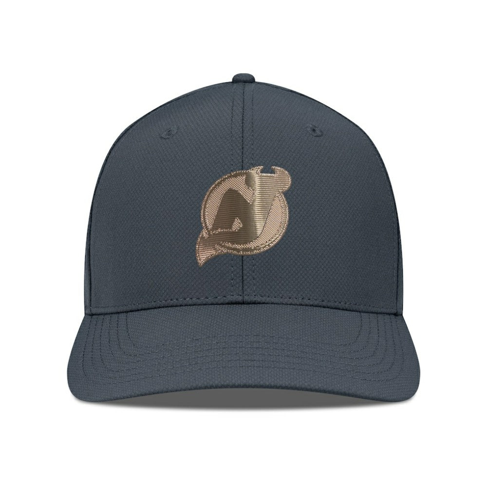 New Jersey Devils Levelwear Rise Copper Insignia Flex Hat - Charcoal Jerseys
