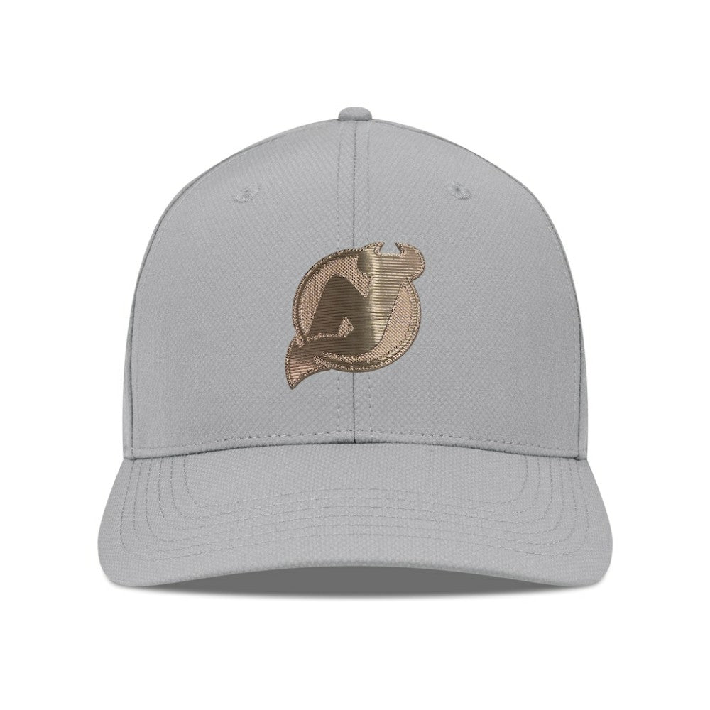 New Jersey Devils Levelwear Rise Copper Insignia Flex Hat - Gray Jerseys