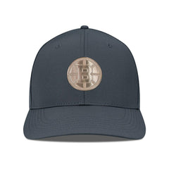Boston Bruins Levelwear Rise Copper Insignia Flex Hat - Charcoal Hats
