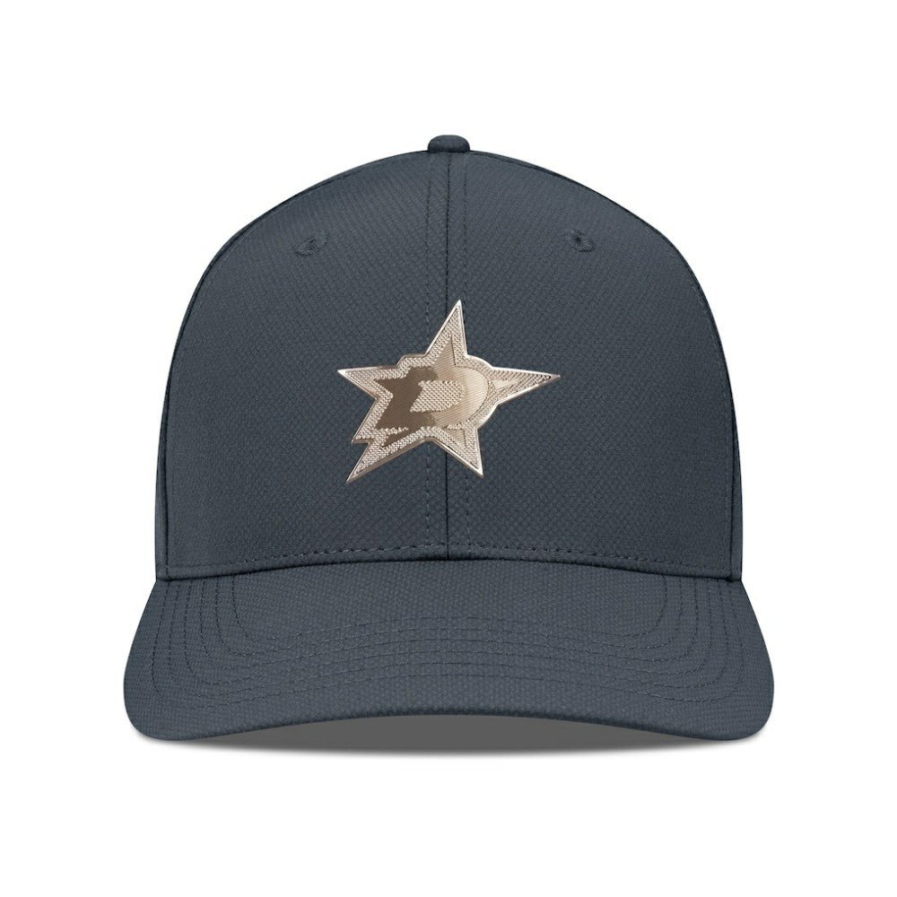 Dallas Stars Levelwear Rise Copper Insignia Flex Hat - Charcoal Hats