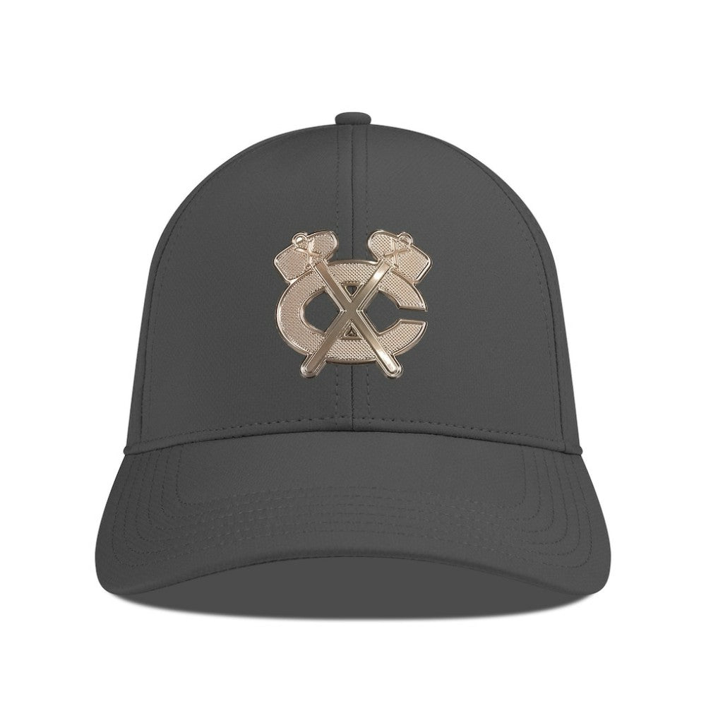 Chicago Blackhawks Levelwear Ascend Copper Insignia Vented Adjustable Hat - Charcoal Hats