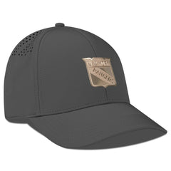 New York Rangers Levelwear Ascend Copper Insignia Vented Adjustable Hat - Charcoal Hats