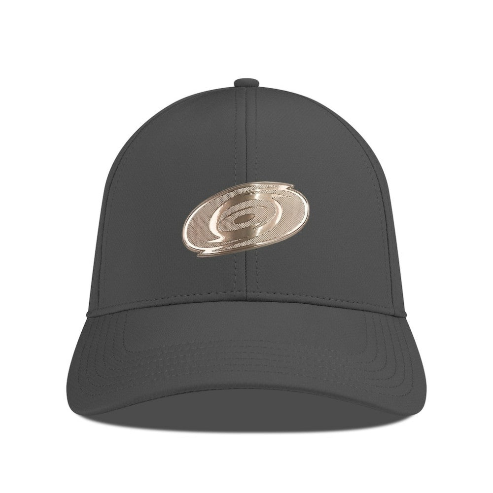 Carolina Hurricanes Levelwear Ascend Copper Insignia Vented Adjustable Hat - Charcoal Hats
