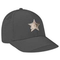 Dallas Stars Levelwear Ascend Copper Insignia Vented Adjustable Hat - Charcoal Hats