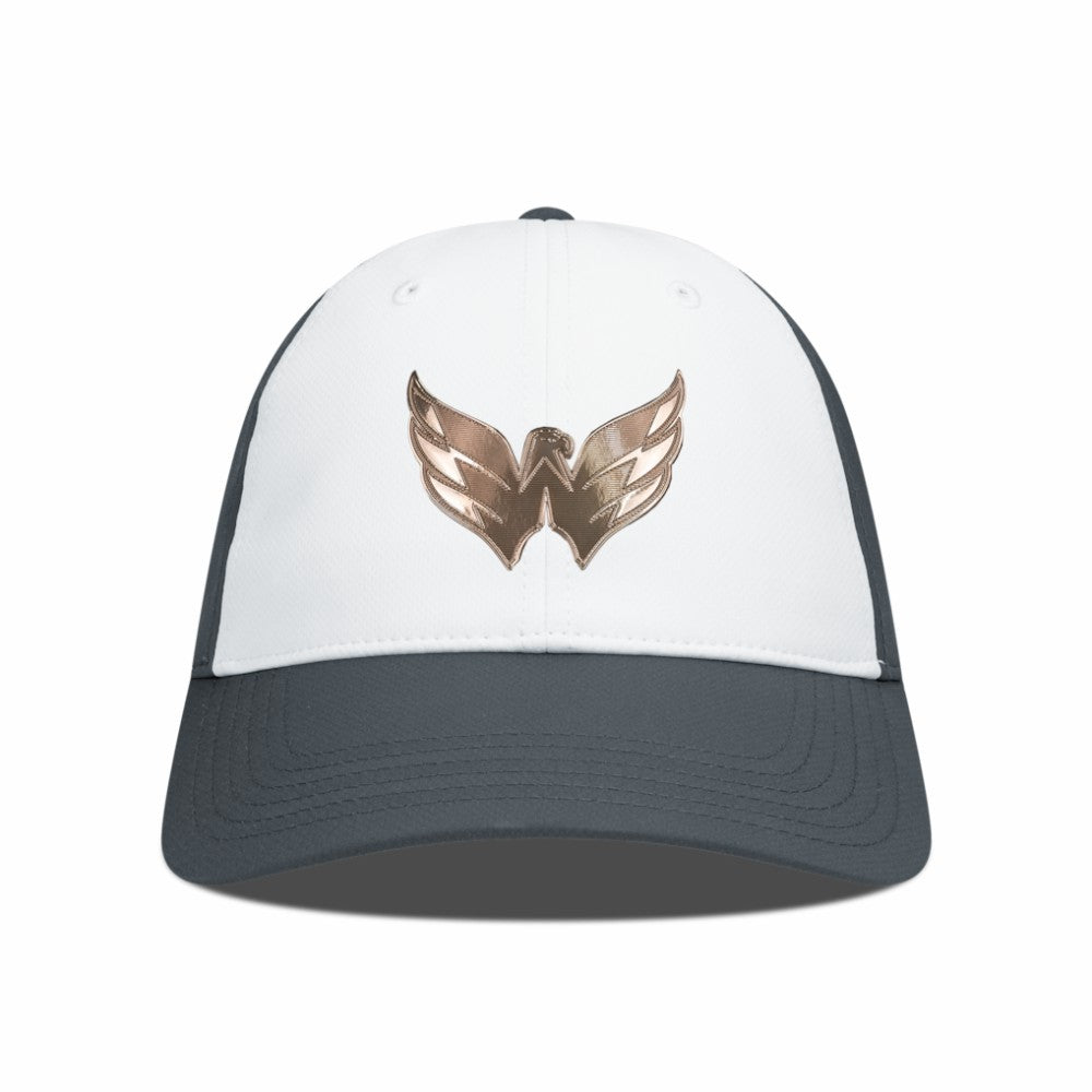 Washington Capitals Levelwear Endure Copper Insignia Adjustable Hat - White/Charcoal Hats