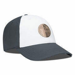 Edmonton Oilers Levelwear Endure Copper Insignia Adjustable Hat - White/Charcoal Hats