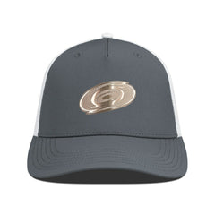 Carolina Hurricanes Levelwear Signal Copper Insignia Trucker Adjustable Hat - Charcoal/White Hats