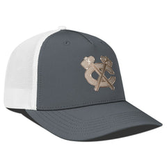 Chicago Blackhawks Levelwear Signal Copper Insignia Trucker Adjustable Hat - Charcoal/White Hats