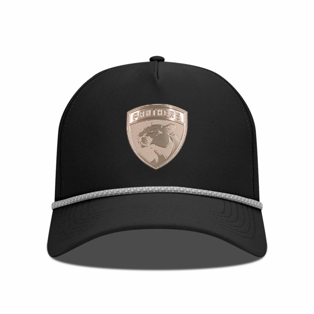 Florida Panthers Levelwear Gordon Copper Insignia Vented Adjustable Hat - Black Hats