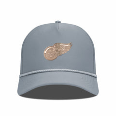 Detroit Red Wings Levelwear Gordon Copper Insignia Vented Adjustable Hat - Gray Hats