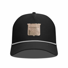 New York Rangers Levelwear Gordon Copper Insignia Vented Adjustable Hat - Black Hats