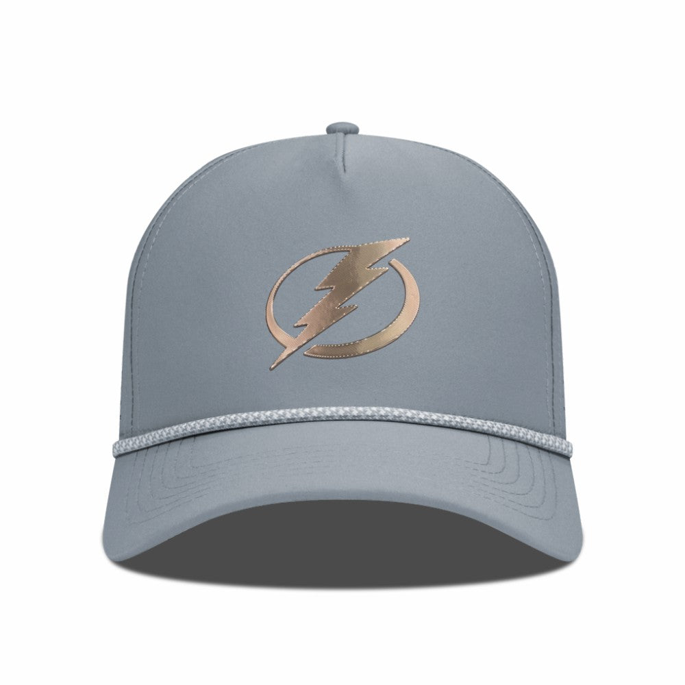 Tampa Bay Lightning Levelwear Gordon Copper Insignia Vented Adjustable Hat - Gray Hats