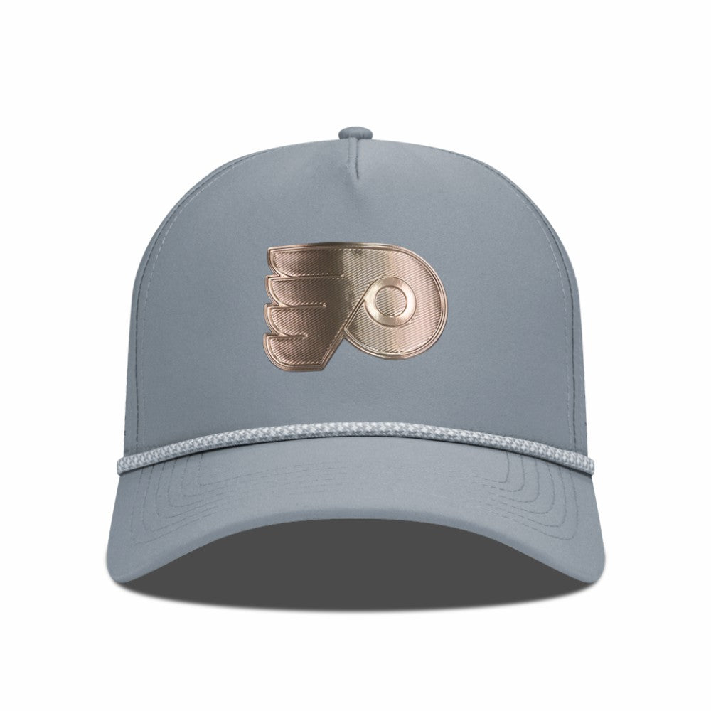 Philadelphia Flyers Levelwear Gordon Copper Insignia Vented Adjustable Hat - Gray Hats