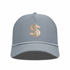 Seattle Kraken Levelwear Gordon Copper Insignia Vented Adjustable Hat - Gray Hats