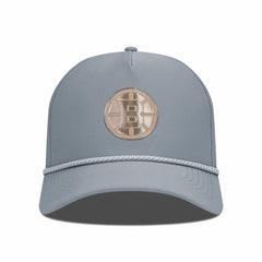 Boston Bruins Levelwear Gordon Copper Insignia Vented Adjustable Hat - Gray Hats