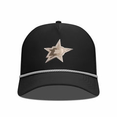 Dallas Stars Levelwear Gordon Copper Insignia Vented Adjustable Hat - Black Hats