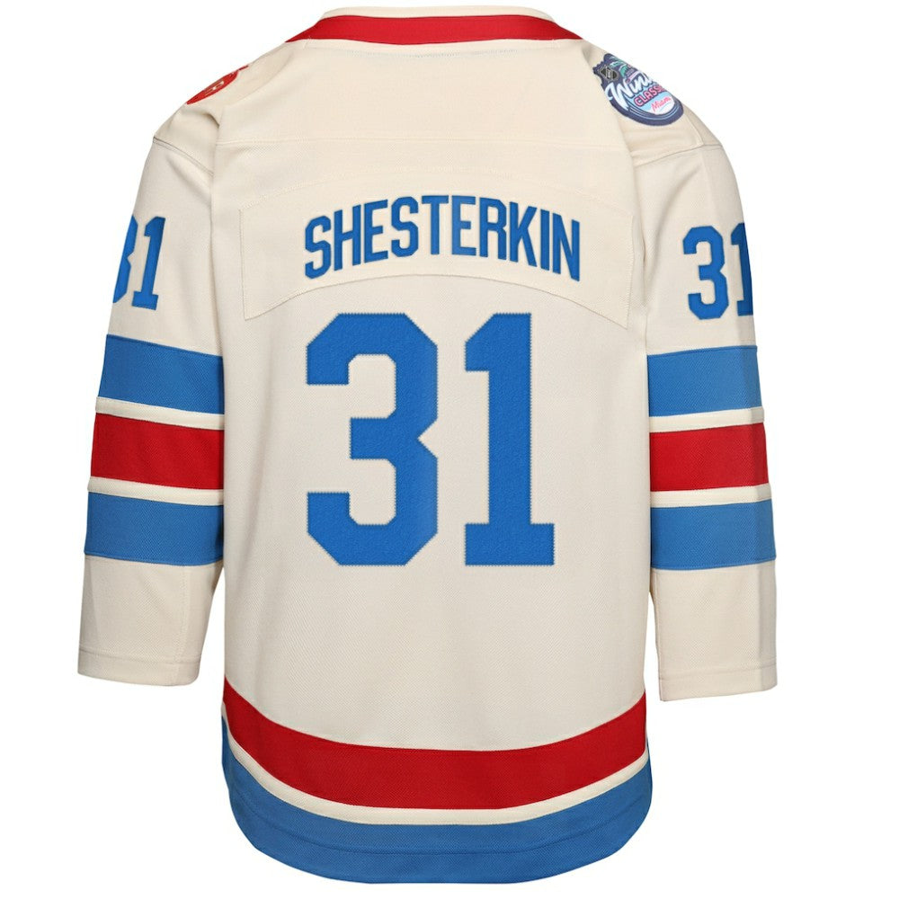 Igor Shesterkin New York Rangers Outerstuff Youth 2026 NHL Winter Classic Premier Jersey - White Jerseys