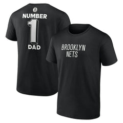 Brooklyn Nets #1 Dad Jersey T-Shirt - Black sale