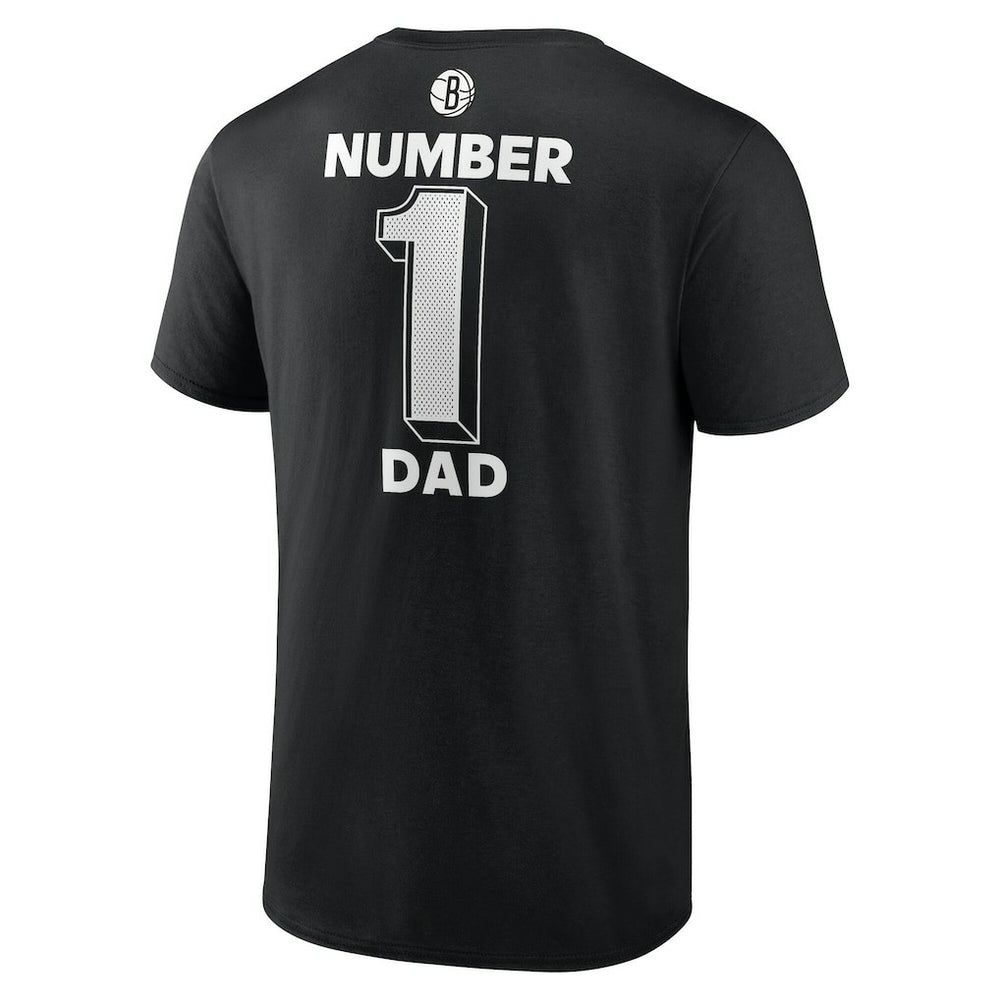 Brooklyn Nets #1 Dad Jersey T-Shirt - Black sale