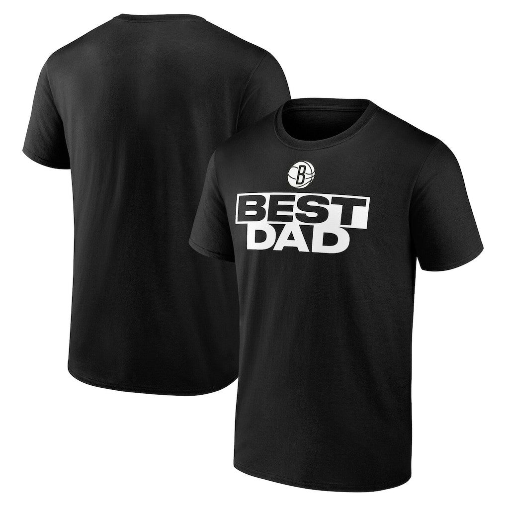 Brooklyn Nets Greatest Dad T-Shirt - Black sale