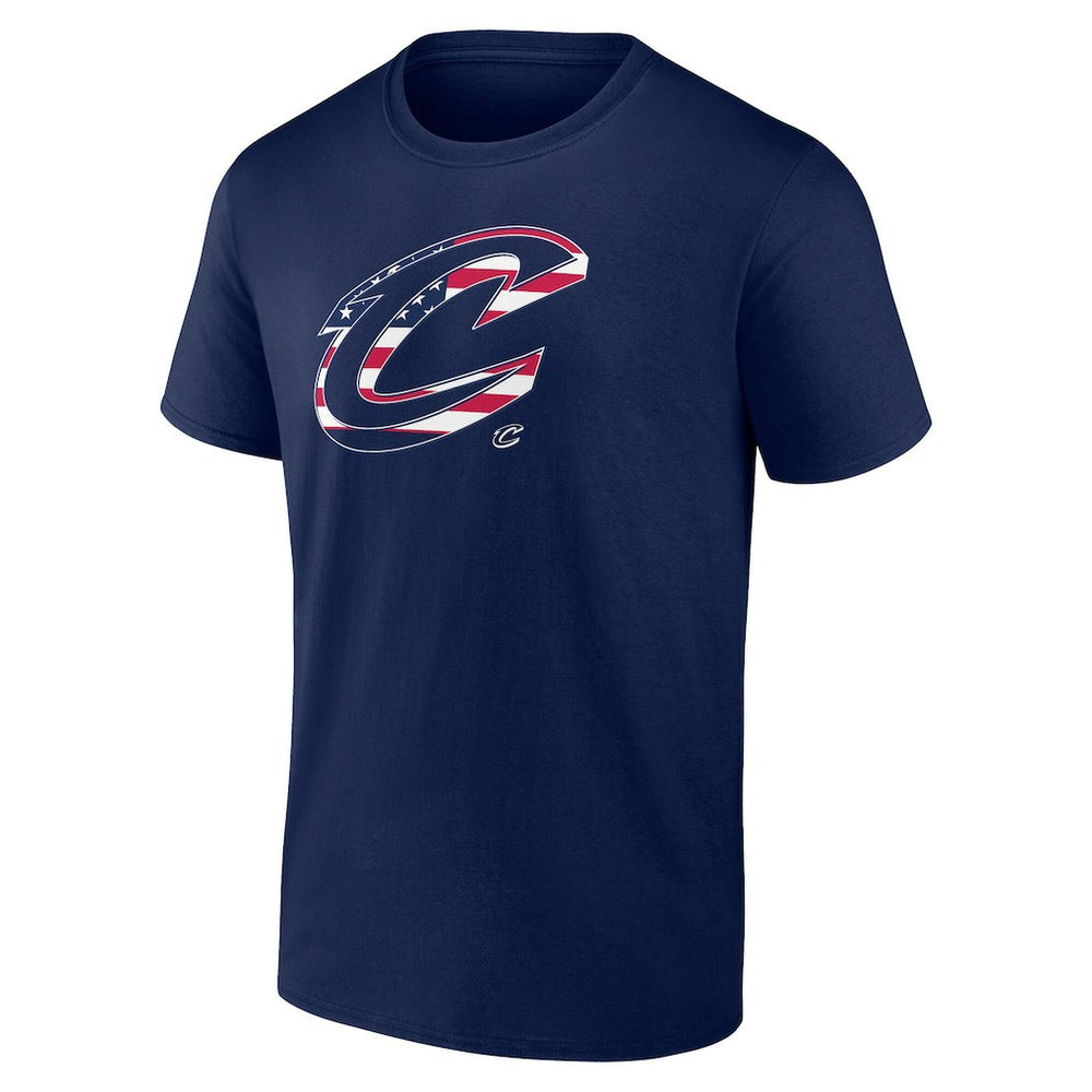 Cleveland Cavaliers Flag Logo T-Shirt sale - Navy outlet