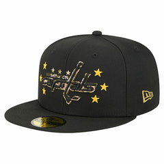 Washington Capitals New Era Military Appreciation Digital Camo Stars 59FIFTY Fitted Hat - Black Hats