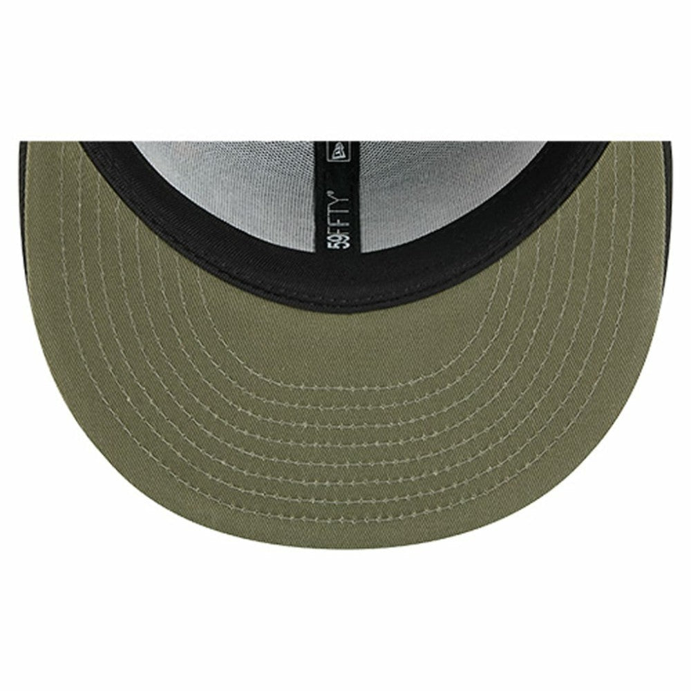 Carolina Hurricanes New Era Military Appreciation Digital Camo Stars 59FIFTY Fitted Hat - Black Hats