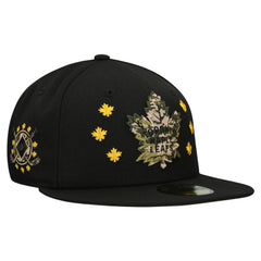 Toronto Maple Leafs New Era Military Appreciation Digital Camo Stars 59FIFTY Fitted Hat - Black Hats
