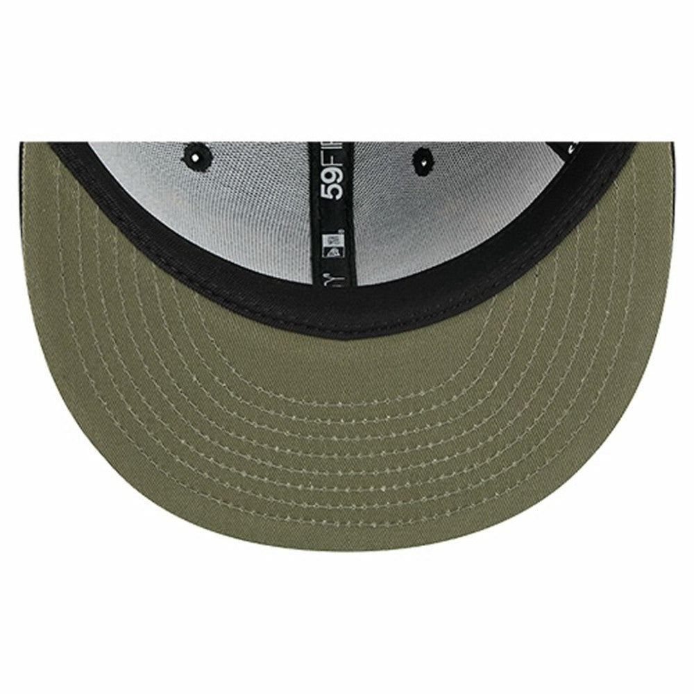 San Jose Sharks New Era Military Appreciation Digital Camo Stars 59FIFTY Fitted Hat - Black Hats