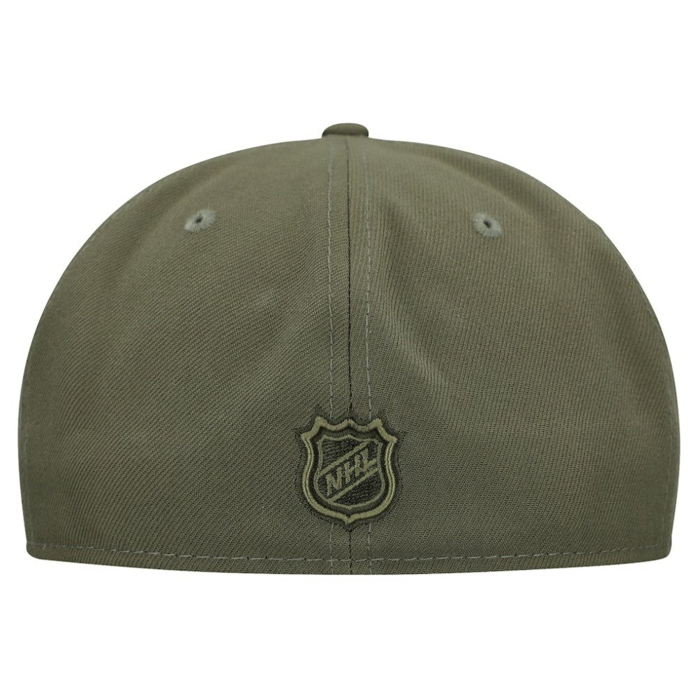 Pittsburgh Penguins New Era Military Appreciation Flag 59FIFTY Fitted Hat - Olive Hats