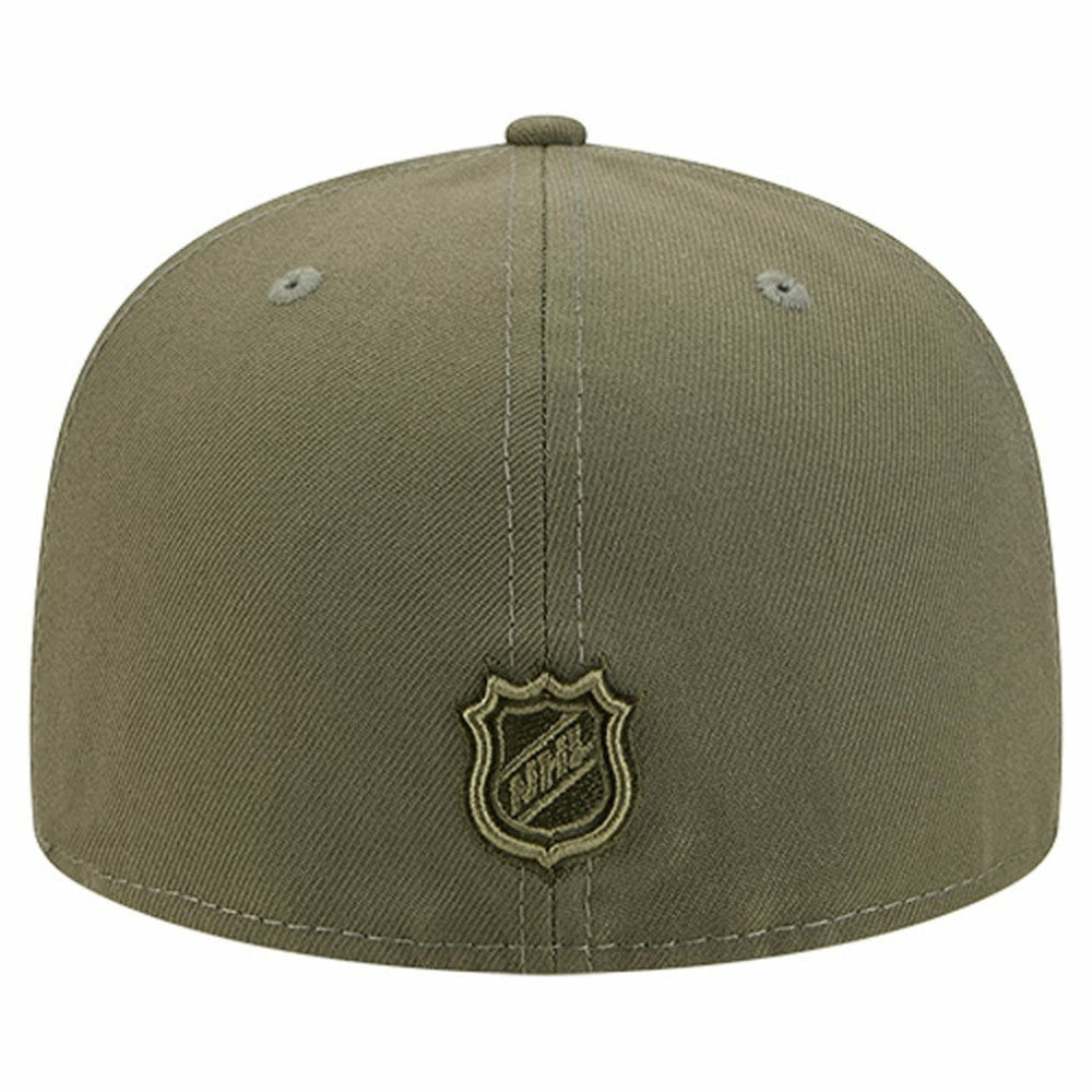 Tampa Bay Lightning New Era Military Appreciation Flag 59FIFTY Fitted Hat - Olive Hats