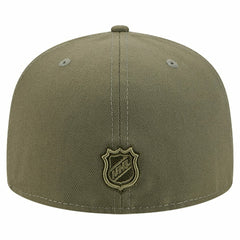 Seattle Kraken New Era Military Appreciation Flag 59FIFTY Fitted Hat - Olive Hats