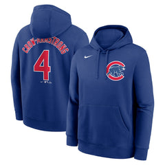 Pete Crow-Armstrong Chicago Cubs Player Name & Number Club Fleece Pullover Hoodie Royal