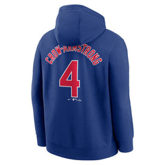 Pete Crow-Armstrong Chicago Cubs Player Name & Number Club Fleece Pullover Hoodie Royal