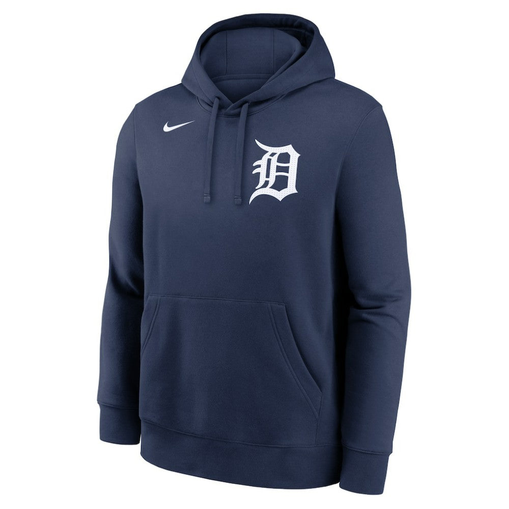 Gleyber Torres Detroit Tigers Player Name & Number Club Fleece Pullover Hoodie Navy