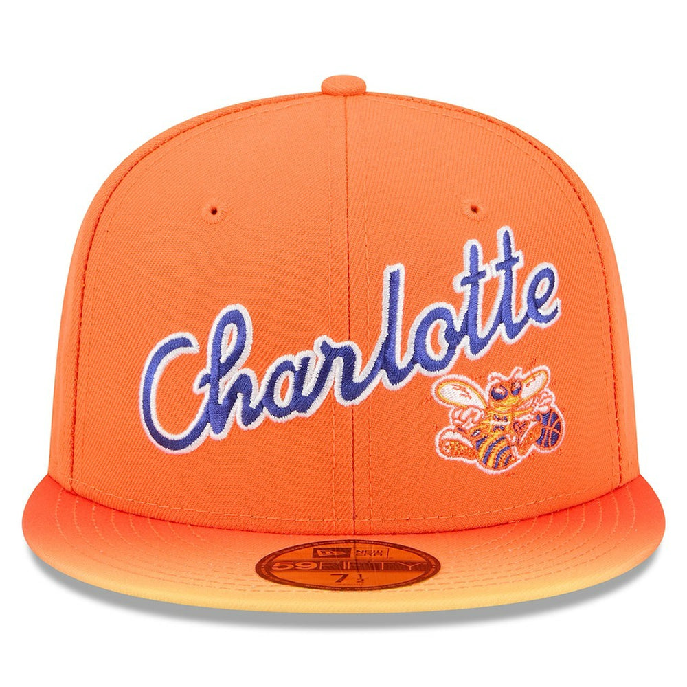 Charlotte Hornets 2025/26 City Edition Alternate 59FIFTY Fitted Hat - Orange cheap