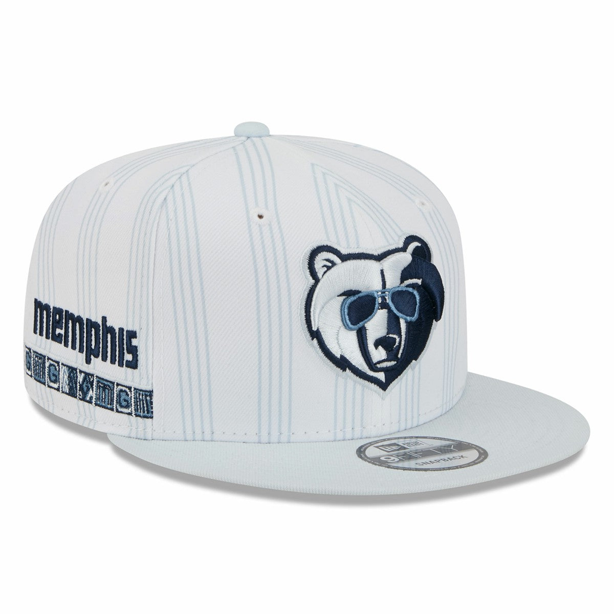 Memphis Grizzlies 2025/26 City Edition Alternate 9FIFTY Snapback Hat - White for sale