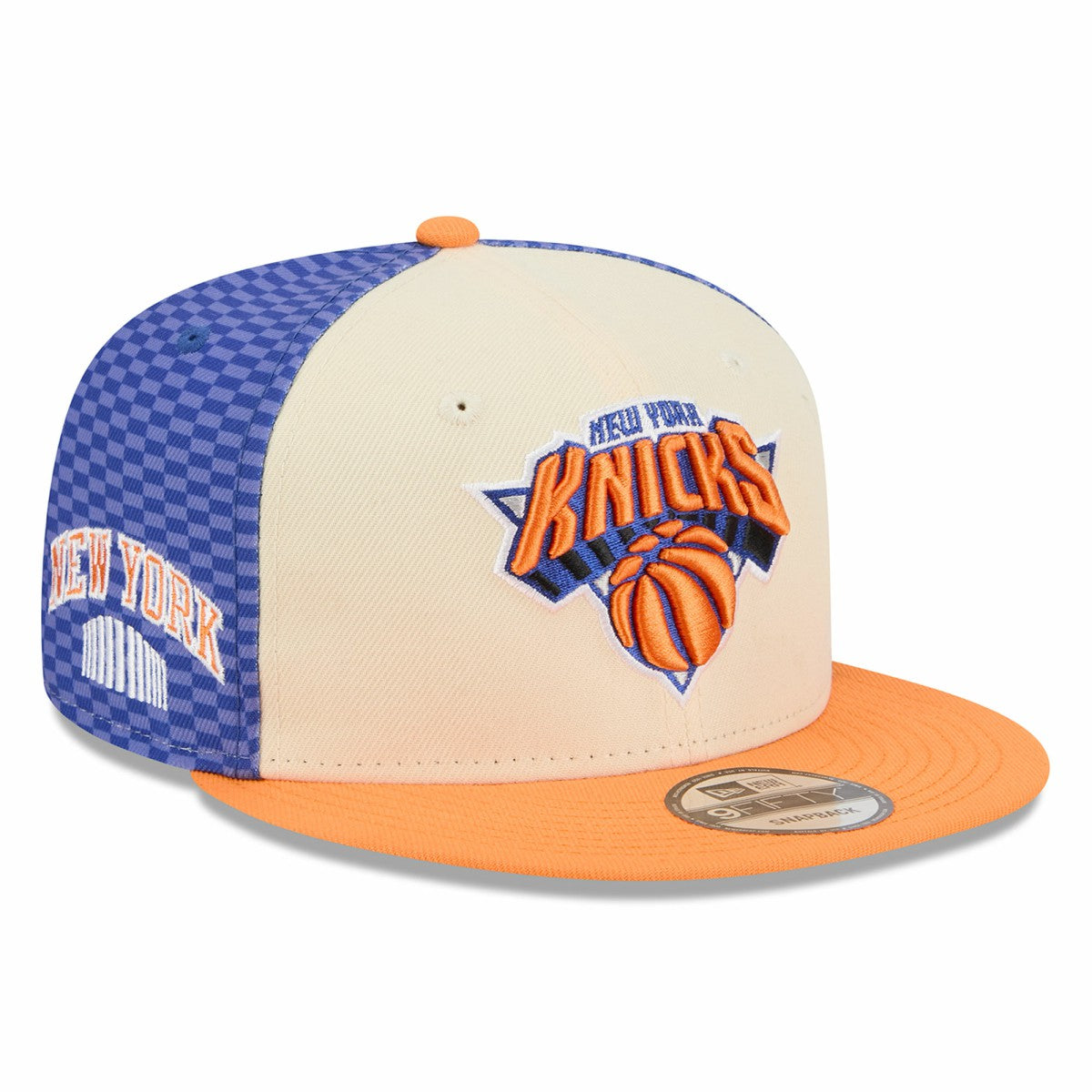 New York Knicks 2025/26 City Edition Alternate 9FIFTY Snapback Hat - Cream for sale