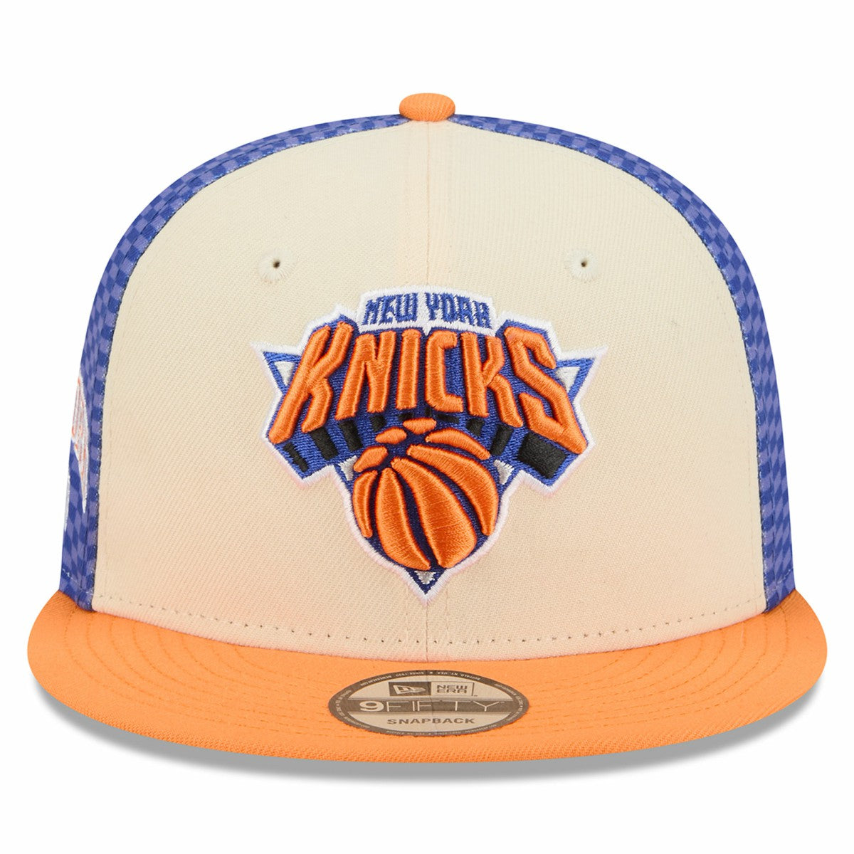 New York Knicks 2025/26 City Edition Alternate 9FIFTY Snapback Hat - Cream for sale