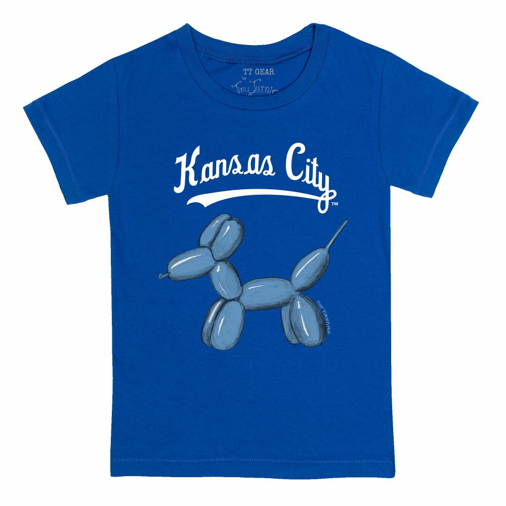 Kansas City Royals Tiny Turnip Youth Balloon Dog T-Shirt Royal
