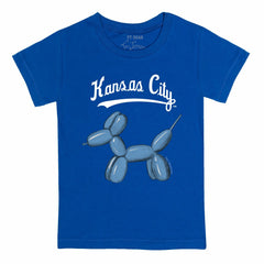 Kansas City Royals Tiny Turnip Youth Balloon Dog T-Shirt Royal