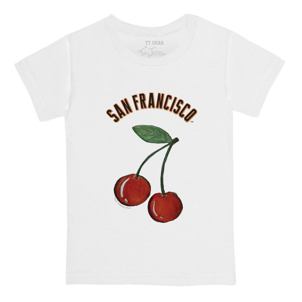 San Francisco Giants Tiny Turnip  Youth Cherries T-Shirt White